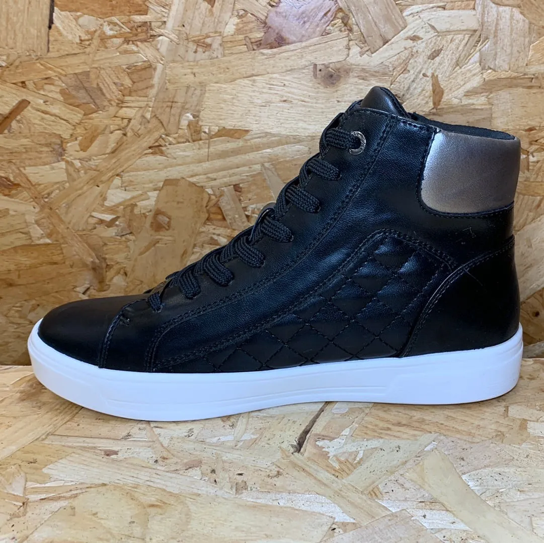 Xti Womens Fashion High Top Trainers - Black